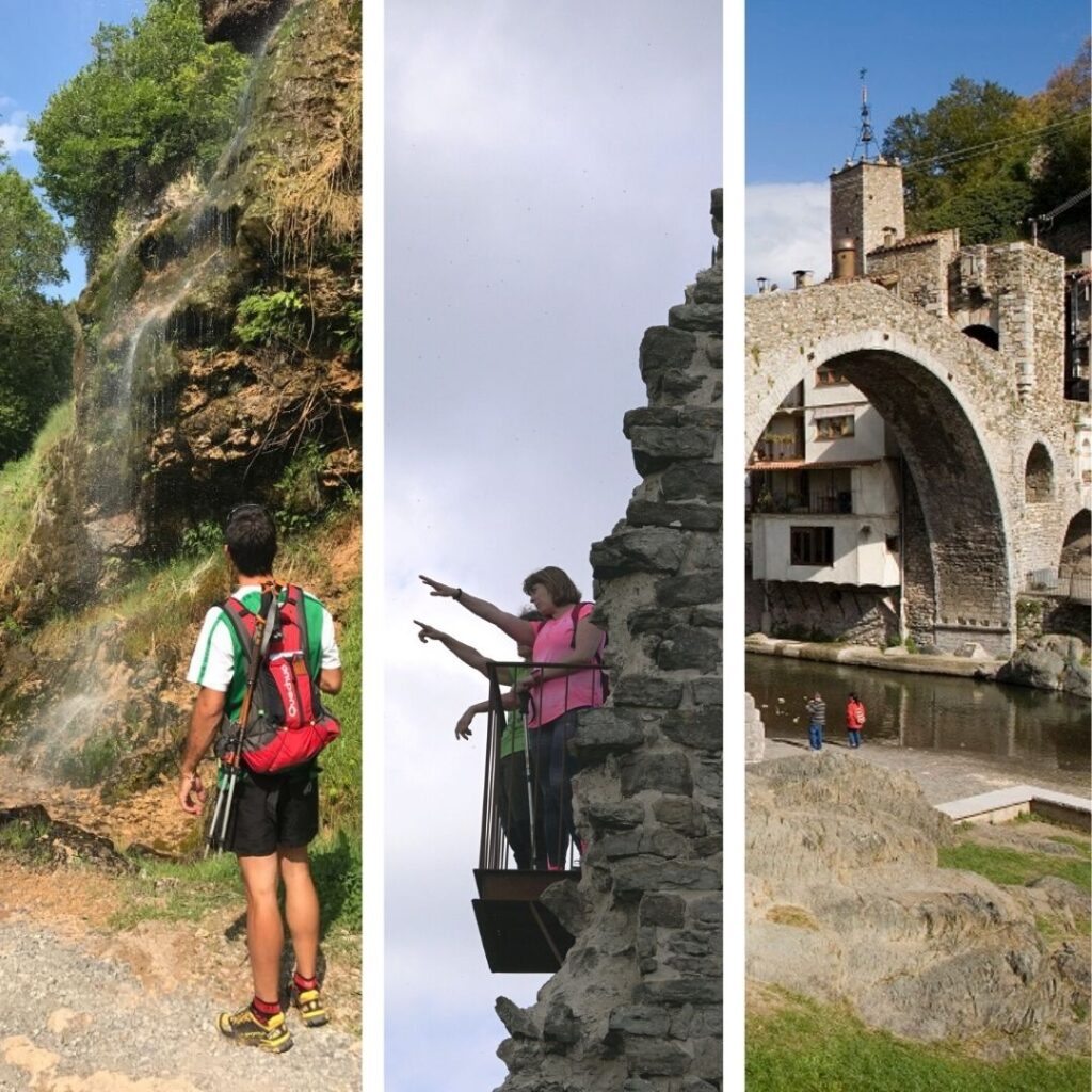 Disfruta de la tranquilidad de Vallfogona del Ripollès y descubre el Castillo de Milany.  En la ruta tómate tu tiempo para visitar Camprodon y déjate seducir por los nucleos pintorescos de Beget y Rocabruna