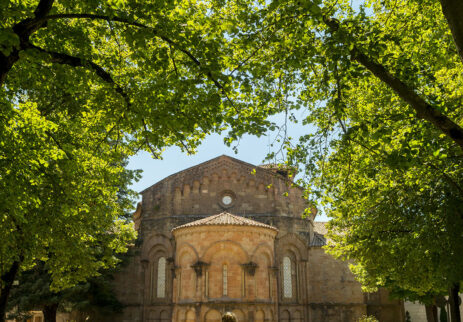 Absis del Monestir de Sant Joan de les Abadesses (Ripollès). Juny de 2020.